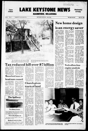 Lake Keystone News (Mannford, Okla.), Vol. 22, No. 16, Ed. 1 Saturday, July 4, 1981