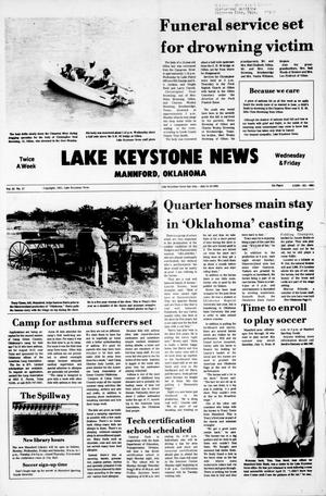 Lake Keystone News (Mannford, Okla.), Vol. 22, No. 17, Ed. 1 Saturday, July 11, 1981