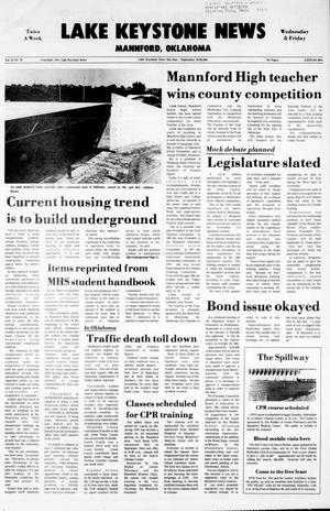 Lake Keystone News (Mannford, Okla.), Vol. 22, No. 27, Ed. 1 Saturday, September 19, 1981