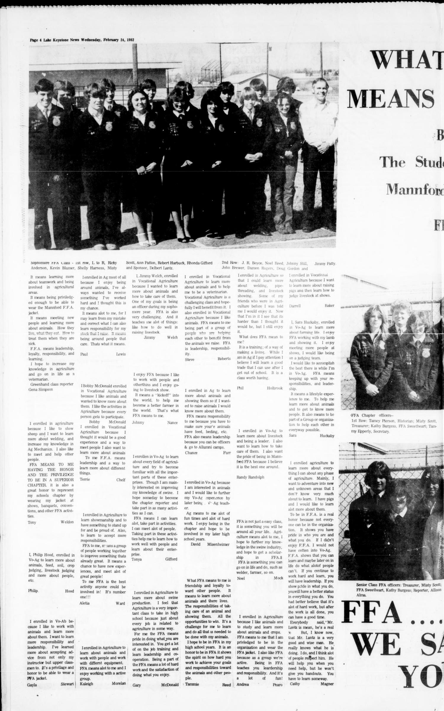 Lake Keystone News (Mannford, Okla.), Vol. 23, No. 11, Ed. 1 Wednesday, February 24, 1982
                                                
                                                    [Sequence #]: 4 of 50
                                                