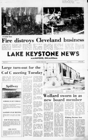 Primary view of object titled 'Lake Keystone News (Mannford, Okla.), Vol. 23, No. 12, Ed. 1 Wednesday, March 3, 1982'.