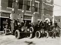 Photograph: Ada FD rigs and crew (Ca. 1920's)