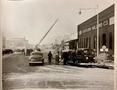 Primary view of [Photograph 0024.01-D  Rigs at fire  (Ca. 1950)]