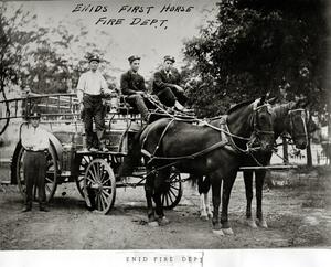 Enid first horses (Early 1900's)
