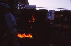 1919 Seagrave on fire