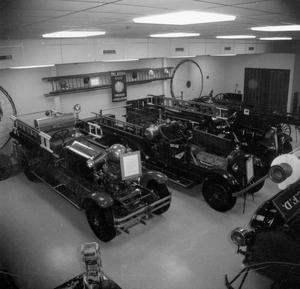 Primary view of object titled 'Rigs on display (Ca. 1970's)'.