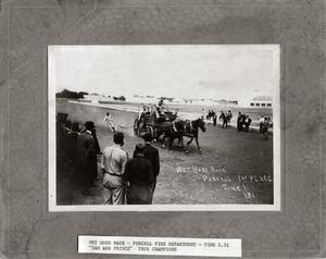Primary view of object titled 'Wet hose race (Ca. 1910)'.