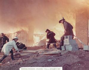 Primary view of object titled 'Apt fire (9-8-70)'.