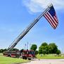 Primary view of Ladder 79 with flag (6-14-18)