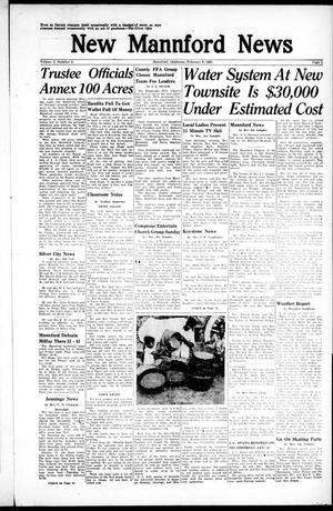 New Mannford News (Mannford, Okla.), Vol. 2, No. 6, Ed. 1 Thursday, February 9, 1961