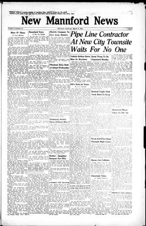 New Mannford News (Mannford, Okla.), Vol. 2, No. 10, Ed. 1 Thursday, March 9, 1961