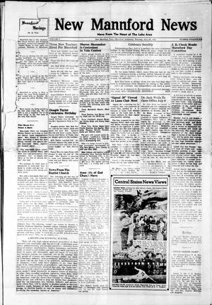 New Mannford News (Mannford, Okla.), Vol. 3, No. 26, Ed. 1 Thursday, June 28, 1962