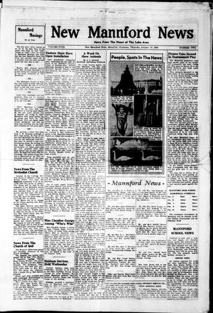 New Mannford News (Mannford, Okla.), Vol. 4, No. 2, Ed. 1 Thursday, January 10, 1963