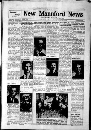New Mannford News (Mannford, Okla.), Vol. 4, No. 19, Ed. 1 Thursday, May 9, 1963