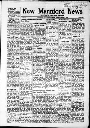 New Mannford News (Mannford, Okla.), Vol. 5, No. 6, Ed. 1 Thursday, February 6, 1964