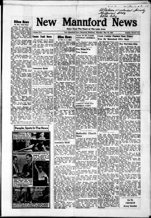 New Mannford News (Mannford, Okla.), Vol. 5, No. 22, Ed. 1 Thursday, May 28, 1964
