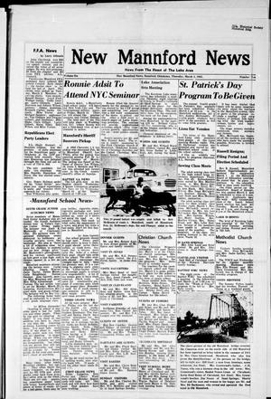 New Mannford News (Mannford, Okla.), Vol. 6, No. 10, Ed. 1 Thursday, March 4, 1965