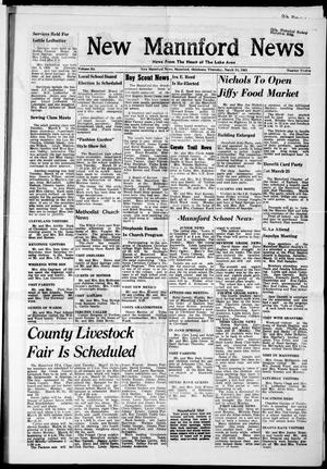 New Mannford News (Mannford, Okla.), Vol. 6, No. 12, Ed. 1 Thursday, March 18, 1965
