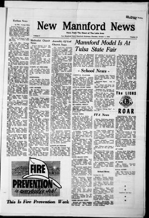 New Mannford News (Mannford, Okla.), Vol. 6, No. 41, Ed. 1 Thursday, October 7, 1965