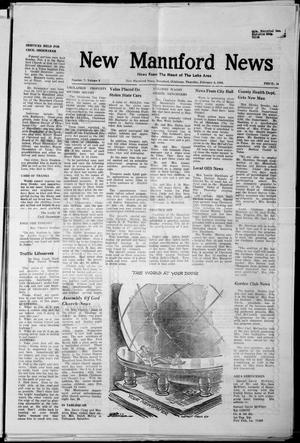 Primary view of object titled 'New Mannford News (Mannford, Okla.), Vol. 9, No. 7, Ed. 1 Thursday, February 8, 1968'.