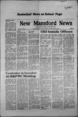 Primary view of object titled 'New Mannford News (Mannford, Okla.), Vol. 10, No. 2, Ed. 1 Thursday, January 9, 1969'.