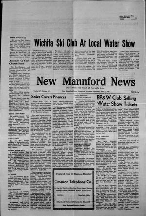New Mannford News (Mannford, Okla.), Vol. 10, No. 27, Ed. 1 Thursday, July 3, 1969