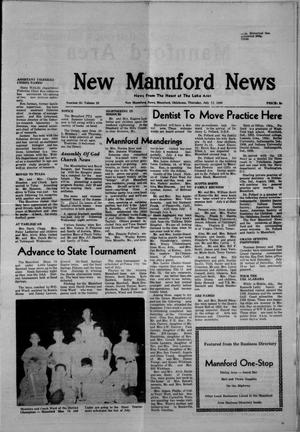 New Mannford News (Mannford, Okla.), Vol. 10, No. 29, Ed. 1 Thursday, July 17, 1969