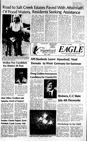 The Mannford Eagle (Mannford, Okla.), Vol. 2, No. 16, Ed. 1 Thursday, July 1, 1982