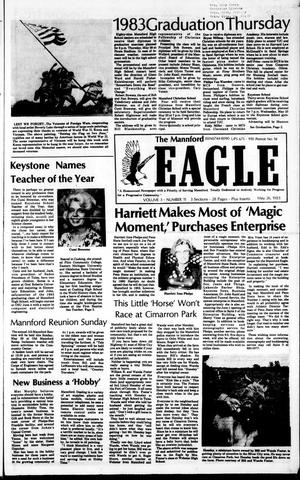 Primary view of object titled 'The Mannford Eagle (Mannford, Okla.), Vol. 3, No. 11, Ed. 1 Thursday, May 26, 1983'.