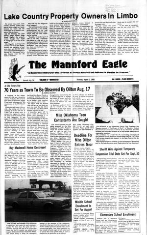 The Mannford Eagle (Mannford, Okla.), Vol. 5, No. 21, Ed. 1 Thursday, August 1, 1985