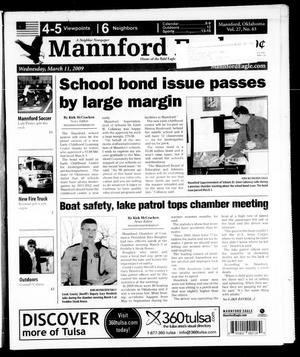 Mannford Eagle (Mannford, Okla.), Vol. 27, No. 43, Ed. 1 Wednesday, March 11, 2009