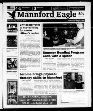 Primary view of object titled 'Mannford Eagle (Mannford, Okla.), Vol. 53, No. 8, Ed. 1 Wednesday, July 21, 2010'.