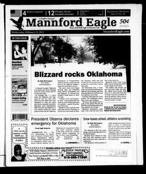 Primary view of object titled 'Mannford Eagle (Mannford, Okla.), Vol. 53, No. 36, Ed. 1 Wednesday, February 9, 2011'.