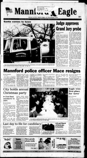 Primary view of object titled 'Mannford Eagle (Mannford, Okla.), Vol. 23, No. 31, Ed. 1 Wednesday, December 8, 2004'.