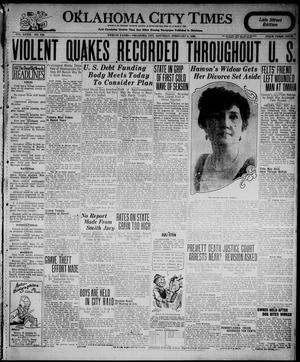 Primary view of object titled 'Oklahoma City Times (Oklahoma City, Okla.), Vol. 33, No. 249, Ed. 5 Saturday, February 3, 1923'.