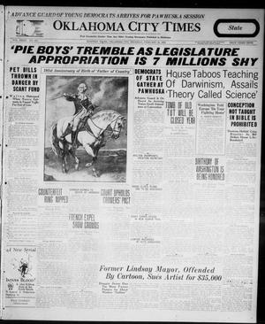 Oklahoma City Times (Oklahoma City, Okla.), Vol. 33, No. 265, Ed. 2 Thursday, February 22, 1923