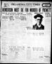 Newspaper: Oklahoma City Times (Oklahoma City, Okla.), Vol. 33, No. 290, Ed. 5 F…