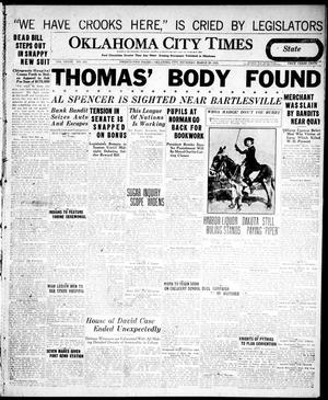 Oklahoma City Times (Oklahoma City, Okla.), Vol. 33, No. 295, Ed. 2 Thursday, March 29, 1923