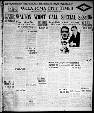 Oklahoma City Times (Oklahoma City, Okla.), Vol. 34, No. 39, Ed. 1 Friday, June 8, 1923