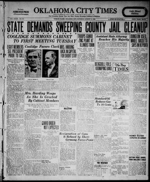 Oklahoma City Times (Oklahoma City, Okla.), Vol. 34, No. 90, Ed. 5 Saturday, August 11, 1923