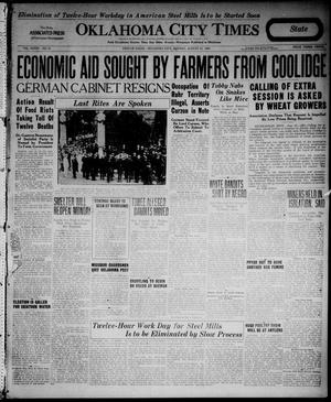 Oklahoma City Times (Oklahoma City, Okla.), Vol. 34, No. 91, Ed. 2 Monday, August 13, 1923