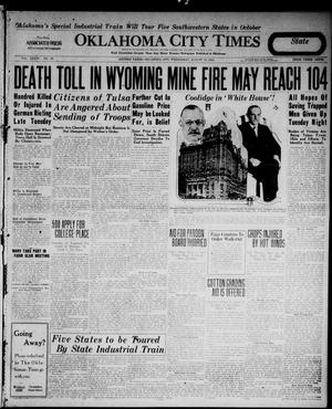 Oklahoma City Times (Oklahoma City, Okla.), Vol. 34, No. 93, Ed. 2 Wednesday, August 15, 1923