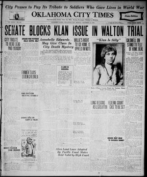 Oklahoma City Times (Oklahoma City, Okla.), Vol. 34, No. 168, Ed. 3 Monday, November 12, 1923