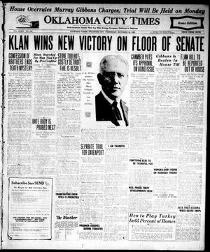 Oklahoma City Times (Oklahoma City, Okla.), Vol. 34, No. 182, Ed. 3 Wednesday, November 28, 1923