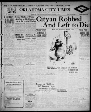 Oklahoma City Times (Oklahoma City, Okla.), Vol. 34, No. 201, Ed. 1 Thursday, December 20, 1923