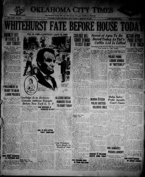 Oklahoma City Times (Oklahoma City, Okla.), Vol. 34, No. 247, Ed. 1 Tuesday, February 12, 1924