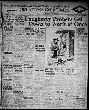Oklahoma City Times (Oklahoma City, Okla.), Vol. 34, No. 264, Ed. 1 Monday, March 3, 1924