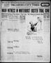 Thumbnail image of item number 1 in: 'Oklahoma City Times (Oklahoma City, Okla.), Vol. 34, No. 280, Ed. 2 Friday, March 21, 1924'.