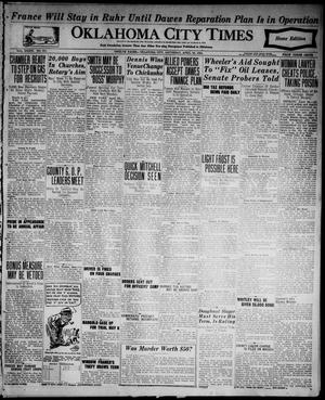 Oklahoma City Times (Oklahoma City, Okla.), Vol. 34, No. 311, Ed. 3 Saturday, April 26, 1924