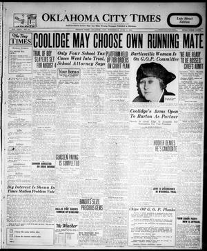 Oklahoma City Times (Oklahoma City, Okla.), Vol. 35, No. 33, Ed. 4 Wednesday, June 11, 1924